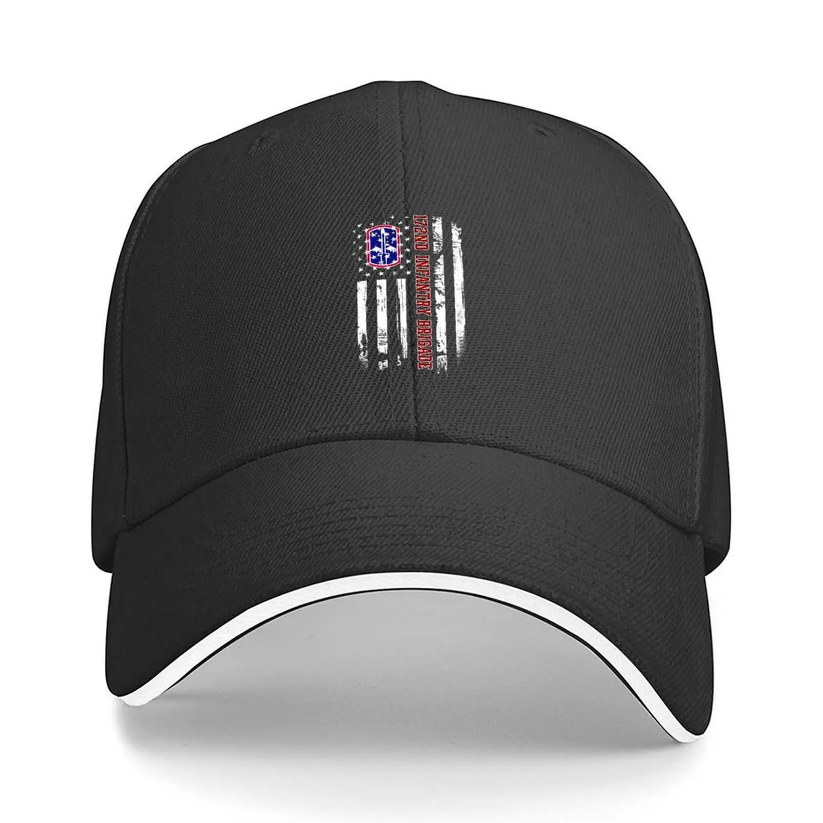 

172nd Infantry Brigade Veteran USA Flag Veterans Day Xmas Baseball Cap Beach Luxury man cap Caps Women Men's