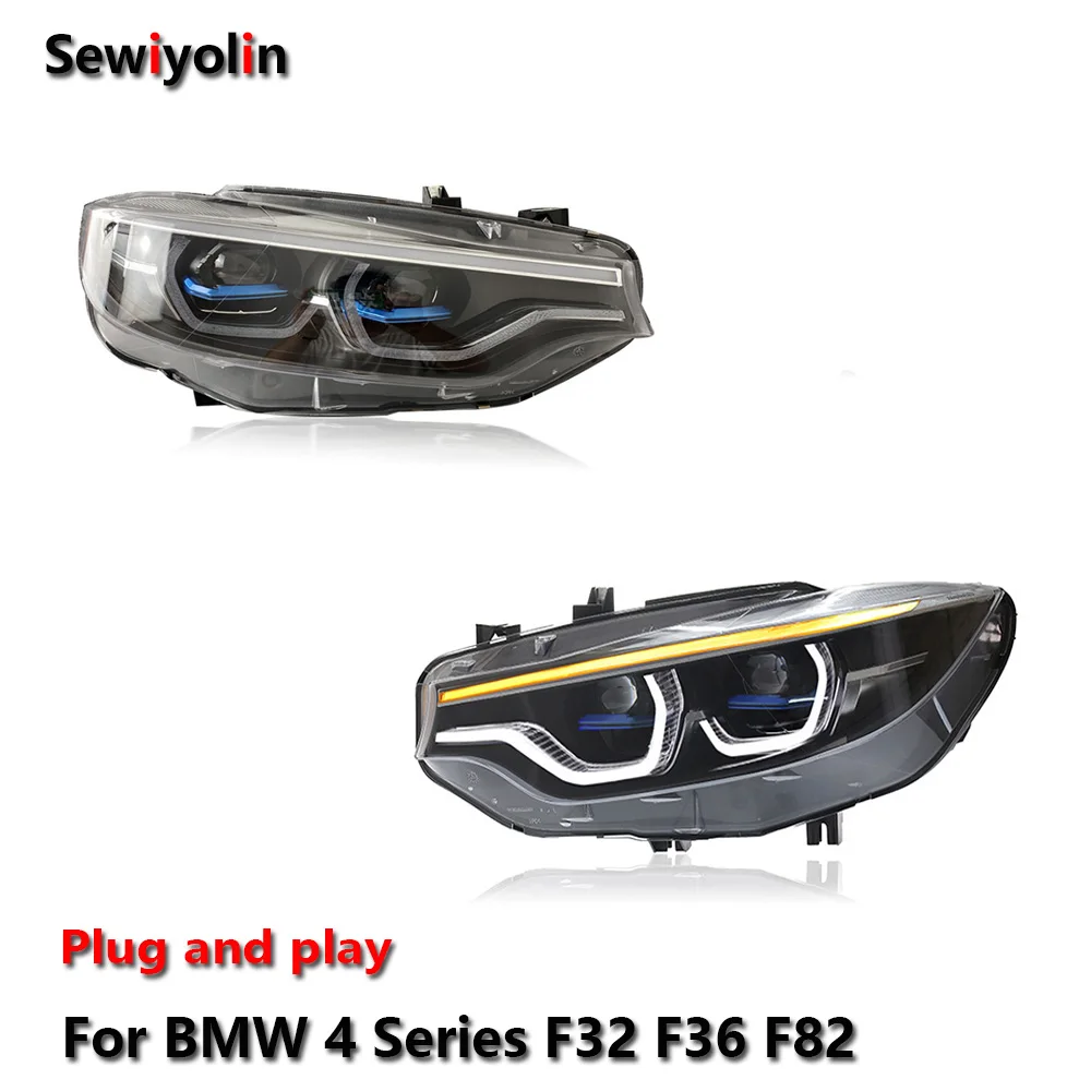 

Car Accessories Headlights led For BMW 4 Series F32 F36 F82 2013-2020 DRL Fog Trailer lamps Turning Signal Voiture Plug And Play