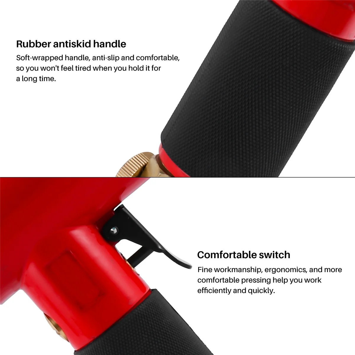 BAAR-PNEUMATIC Air เครื่องมือ TRACK เส้นผ่านศูนย์กลาง TRACK Finger Sander เครื่องขัด Dual Action Sanders FS-30