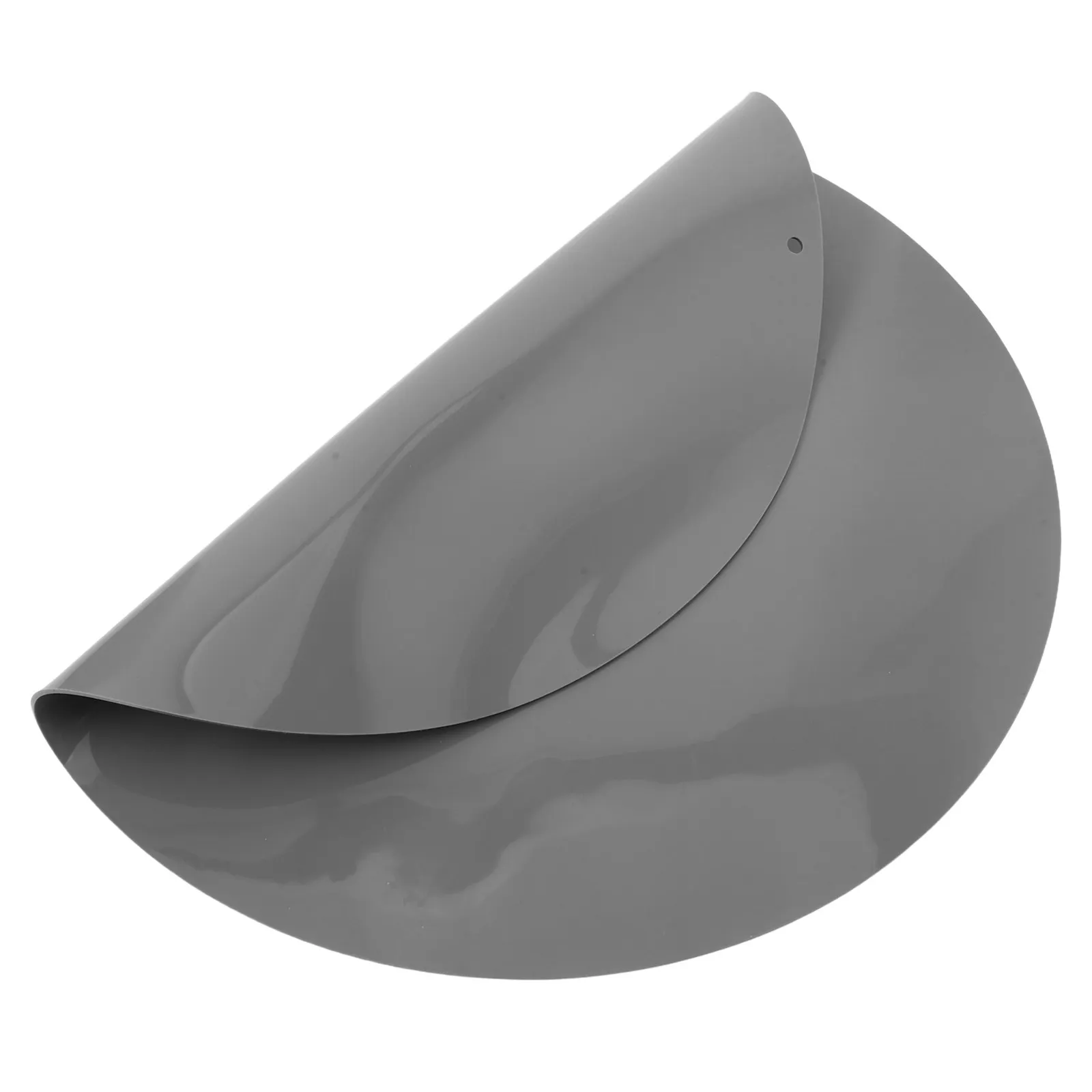 Dark Grey Silicone Cutting Board Mat Non-Slip Kitchen 18 Anti-Vibration Grip Pads Round Shock-Absorbing Chopping Board
