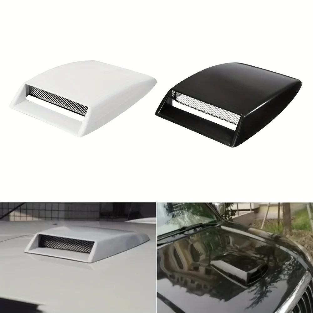 Car Hood Air Intake Simulation Trim Air Intake Hood Vent Sticker Cover Engine Hood Universal ​Automotive Trim Accessor