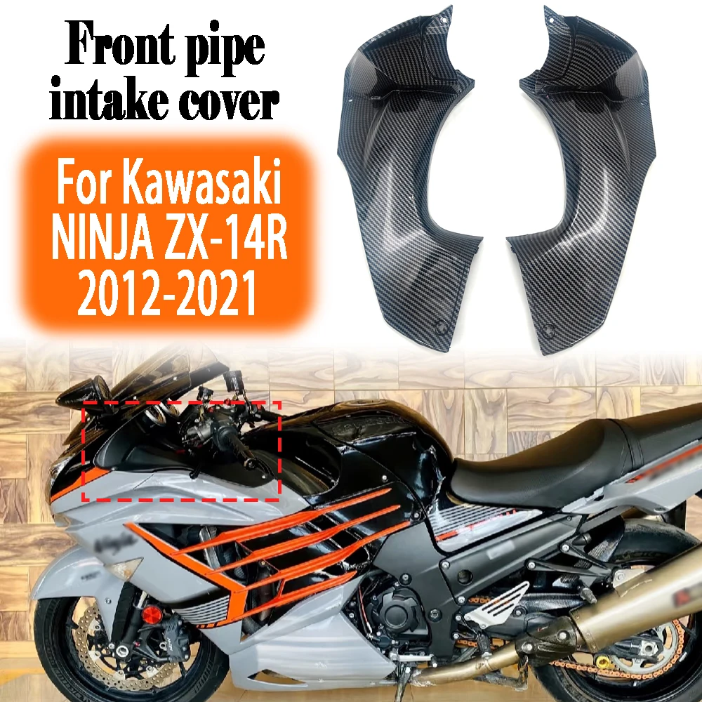

Для Kawasaki NINJA ZX-14R 2012-2021 zx14r крышка приборной панели обтекатель верхний передний носовой капот мотоциклетный воздухозаборник боковая крышка панель