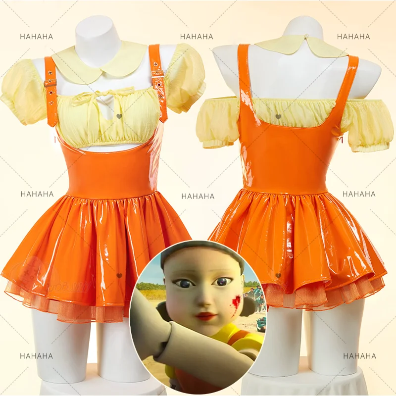 

ТВ Косплей Костюм Young-hee Squid Play Doujin Younghee Косплей Наряд Ролевая Игра Хэллоуин Вечернее Платье Карнавальный Костюм Унисекс