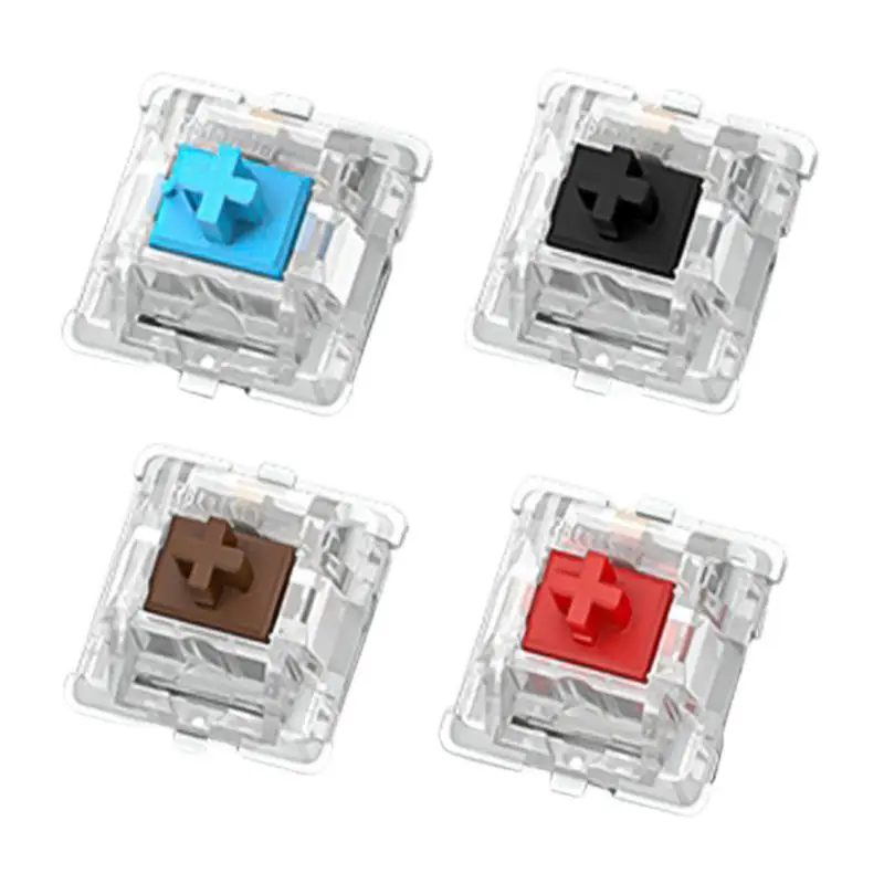 30 unidades de machado de substituição de teclado mecânico Outemu Switch ​ é preto azul marrom vermelho CIY soquete chave interruptor SMD 3 pinos para interruptor MX