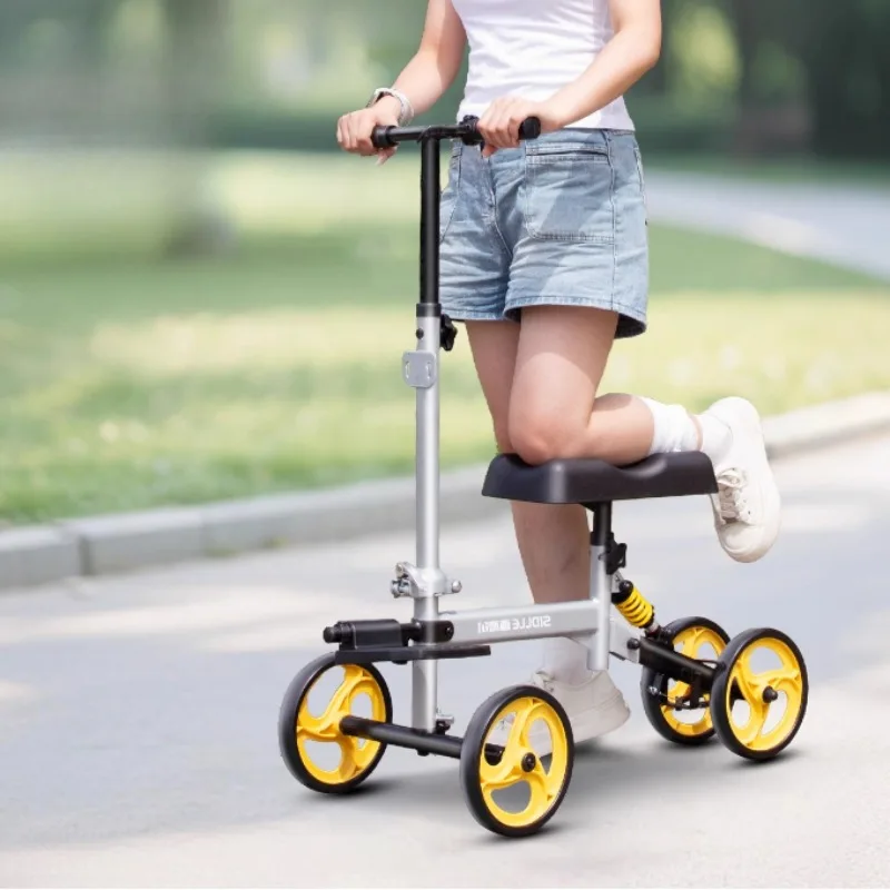 

KneeRover Economy Knee Scooter Steerable Adults Knee Walker for Foot Surgery, Knee Walker Crutch Alternative for Foot Injuries