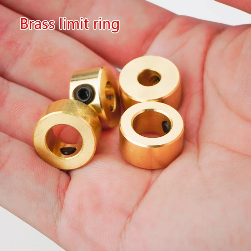 6/8/9/9.5/10mm Punte da trapano per lavorazione del legno Collari arresto profondità Anello centraggio Mandrino