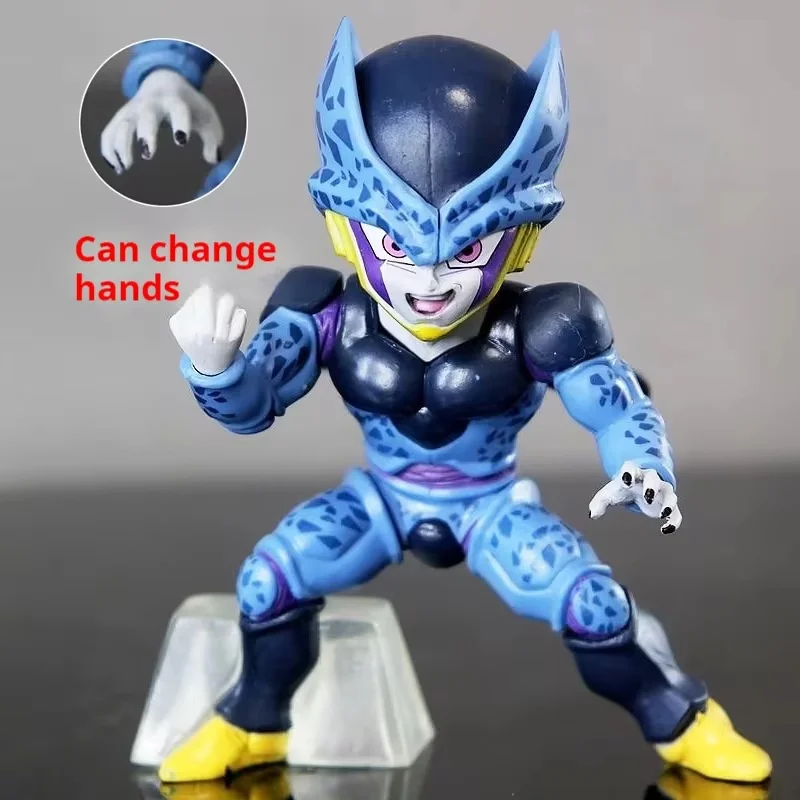 Anime Dragon Ball Z Cell Figure  Saibaiman Cell Junior Pvc Gk Action Figures Decoration Collectible Model Toys For Children Gift