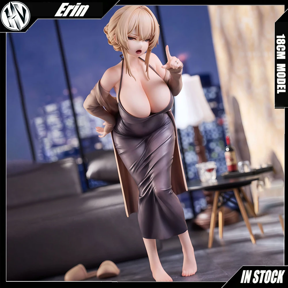 

NEW 18cm Anime Erin Figure Maid Dressed Erin Figures Sexy Girls Statue Collection Dolls Desk Decoration Models Toys Adult GIFTs