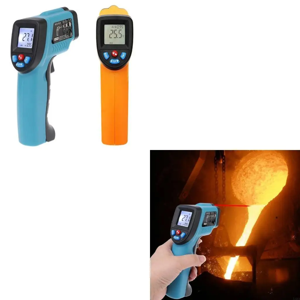 

Portable Non-contact Digital IR Thermometer Temperature -50℃~550℃