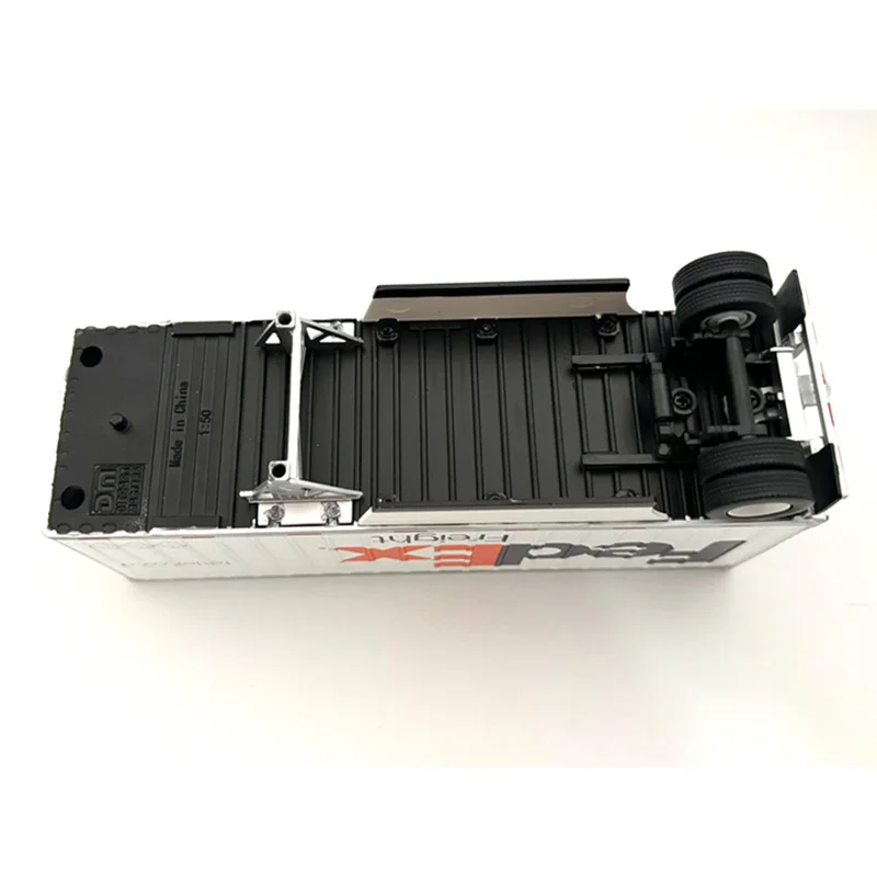 1/50 مقياس فيديكس اكسبرس الحاويات غير مدعومة القدم سبيكة سيارة نموذج تحصيل لعبة هدية تذكارية عرض حلية #5