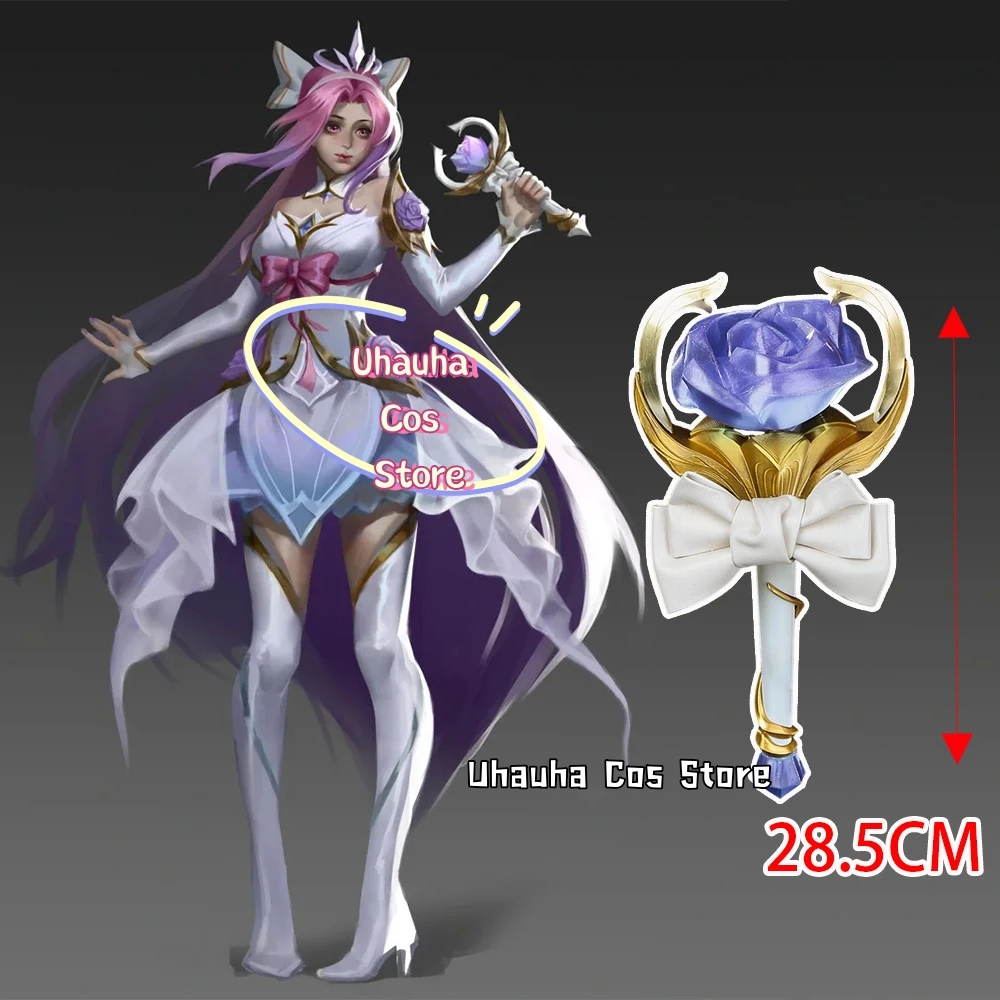 Game LOL Seraphine Seraphine Cosplay Microphone Prop Handmade PVC Material Perfect Copy 28.5CM Seraphine Role-playing Prop