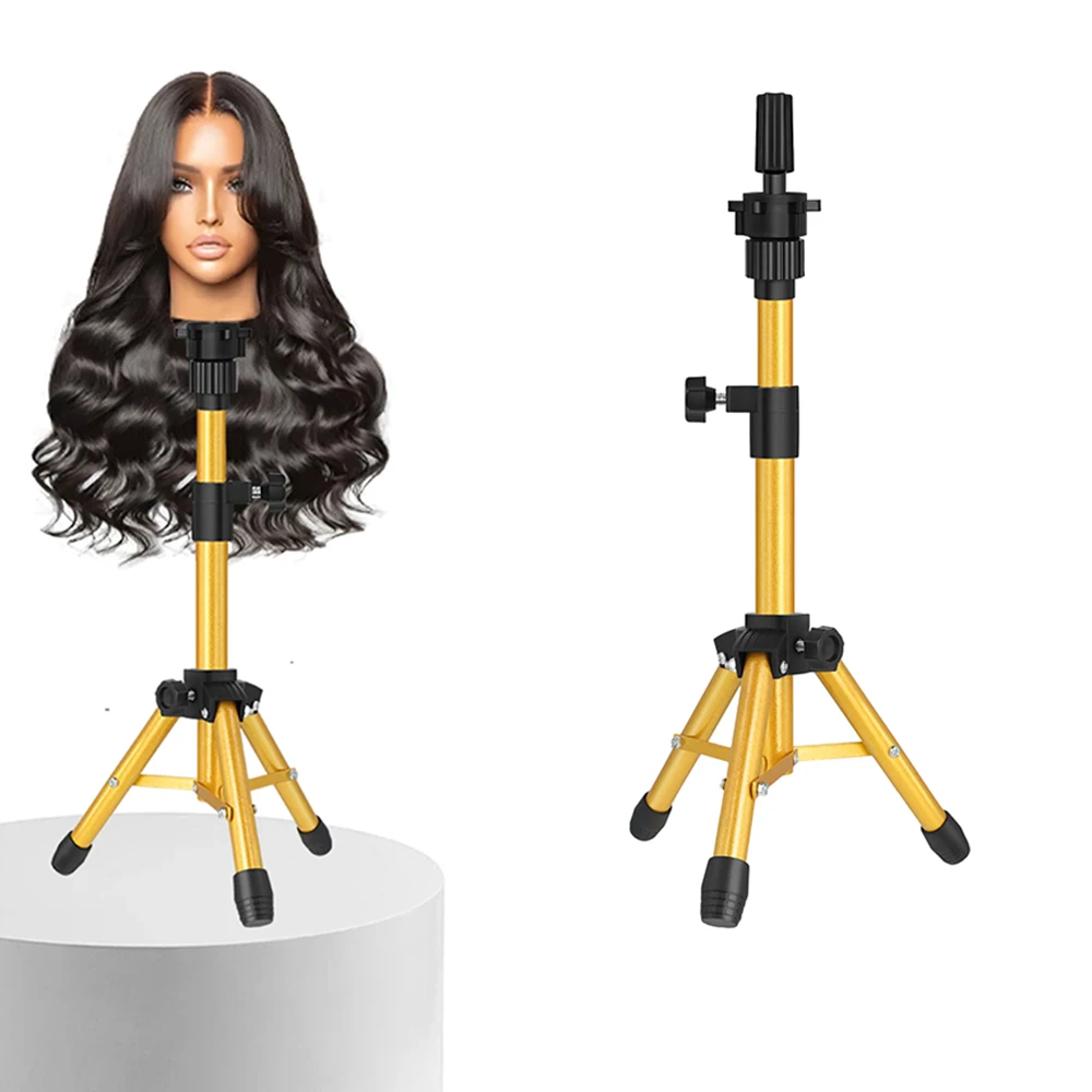 

Подставки для головы парика, штатив, мини-регулируемый металлический держатель для парикмахерской, практика плетения, укладки, дисплей, обучение головы манекена