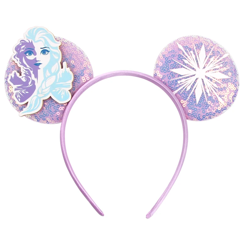 Mickey Cartoon Olaf Headbands for Kids Cute Snowman Ears Hair Accessories Women Elsa Frozen Hairband Girls Cosplay Headwear Gift image 6
