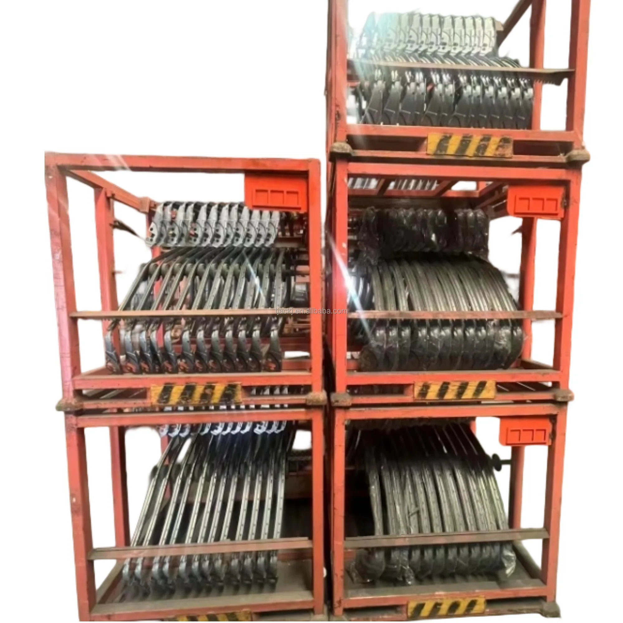Customization Sturdy Durable Workshop Power-coated Metal Auto Parts Storage Rack