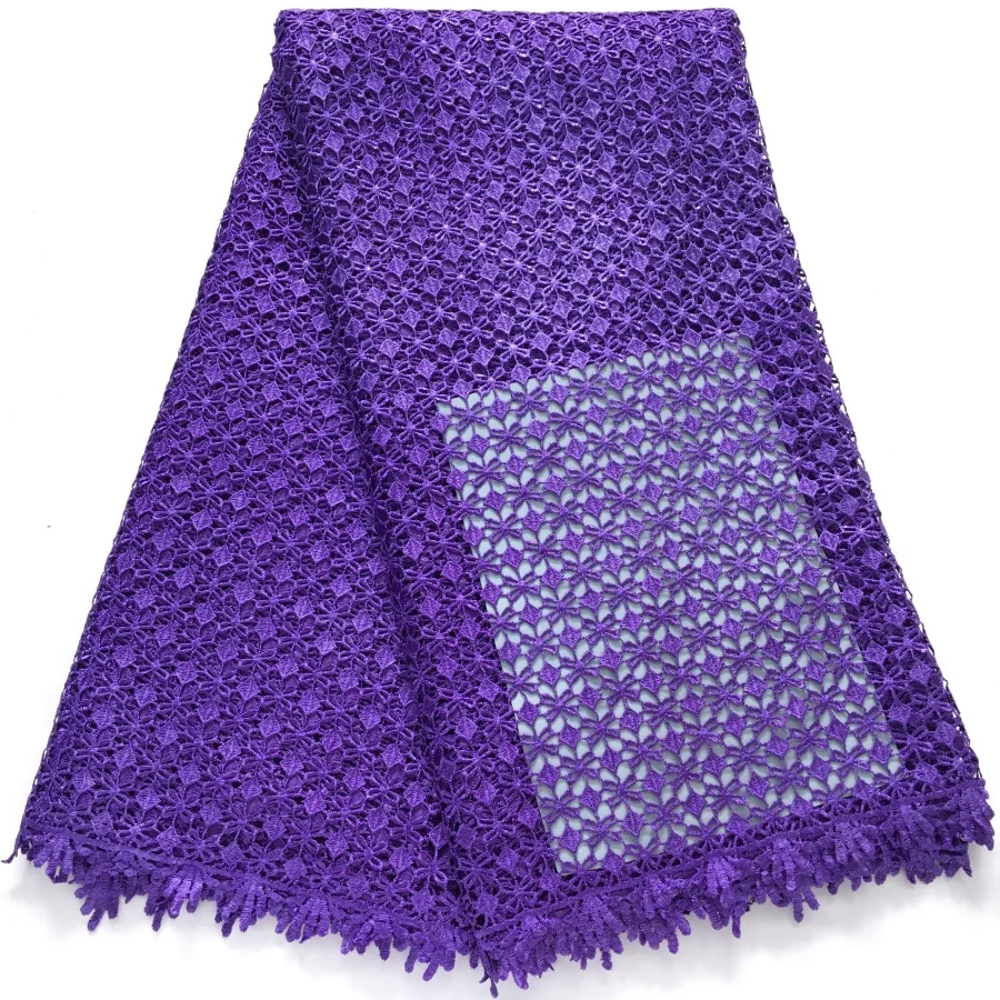 أحدث أقمشة الدانتيل الأفريقي جبر 5 ياردة 2025 جودة عالية النيجيري للذوبان في الماء أقمشة الدانتيل للنساء فساتين الزفاف