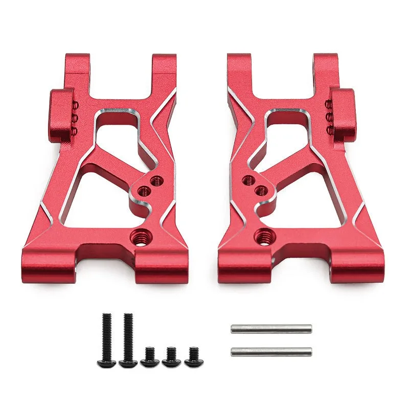 Brazo de Control inferior trasero de aleación de aluminioD283 para accesorios Trxs 1/10 4-TEC Drift Mustang