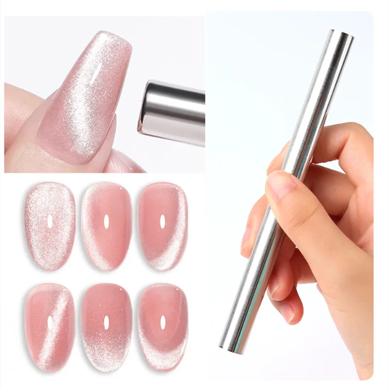 Cylindrical Magnet for Cat Eye UV Gel Varnish with Nails Art Decoration Fashion Nail Magnet Tools for Manicure Design Tools