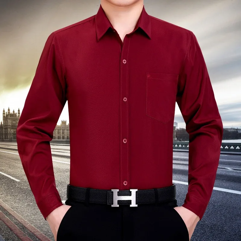 2023 Heren Casual Shirt Lente En Zomer Professionele Lange Mouwen Losse Katoen En Linnen Shirt