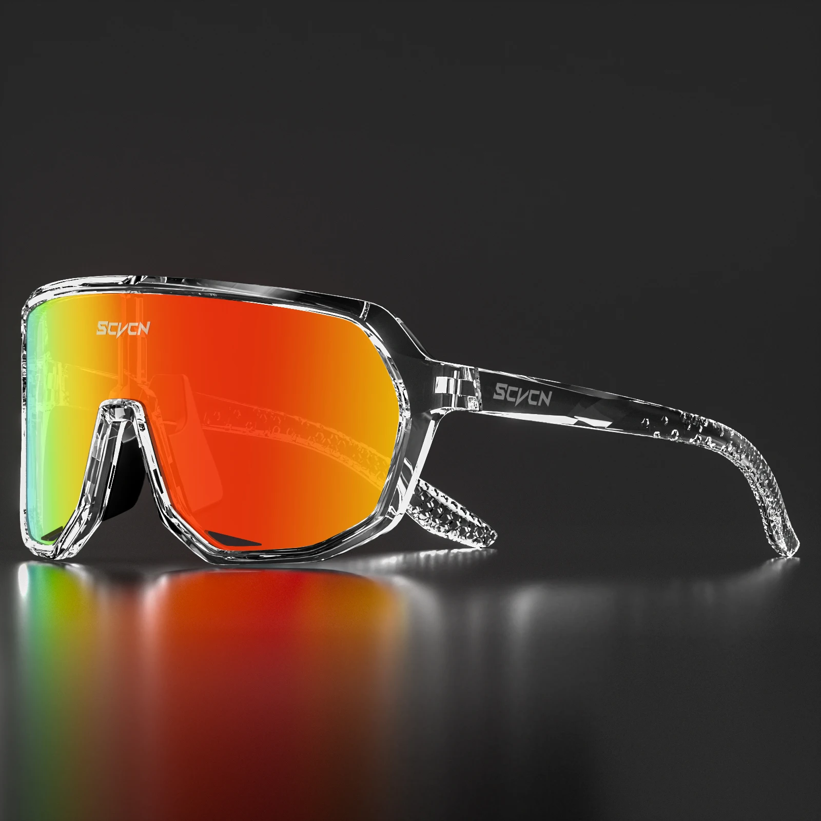 SCVCN Radfahren Gläser UV400 Photochrome Sonnenbrille Männer Sonne Mountainbike Straße Fahrrad Brillen Sport Laufen MTB Zyklus Gogg