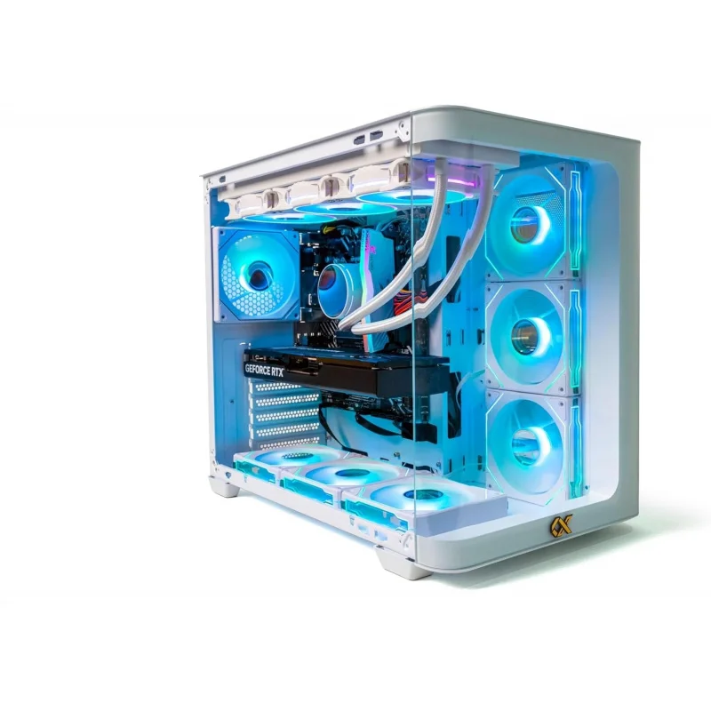 Gaming PC i5-14400F, RTX 5060 TI 8GB, B760M-K, 16GB RAM DDR5, 1TB M.2 SSD, 3 Water Cooler, 7 Fans RGB Case (I7 14700K