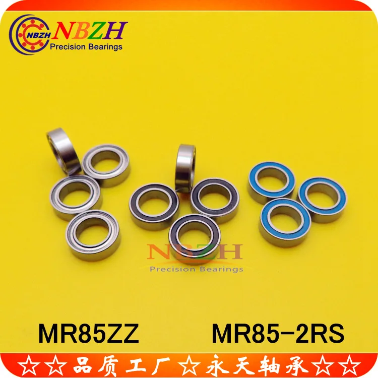 NBZH 10PCS Stainless steel or bearing steel bearing SMR85ZZ MR85ZZ L-850 WML5008 MR85-2RS 5*8*2.5