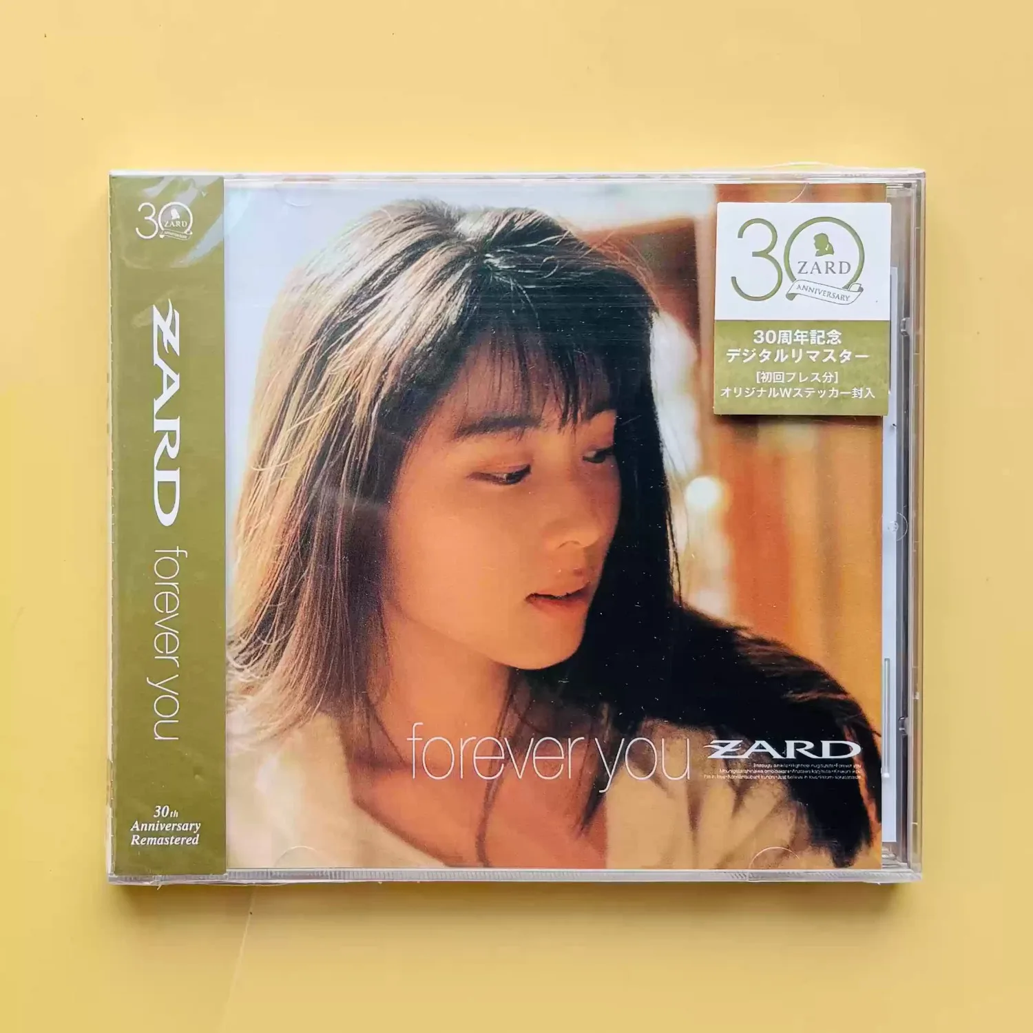 

ZARD "forever You" Japanese Pop Rock Music CD 30th Anniversary Remastered Edition with Original Sticker Bonus 90s J-Pop Classic