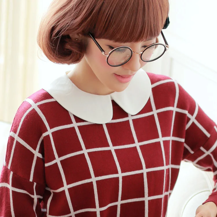 Korean fashion round neck stiff doll fake collar decorative collar fake collar