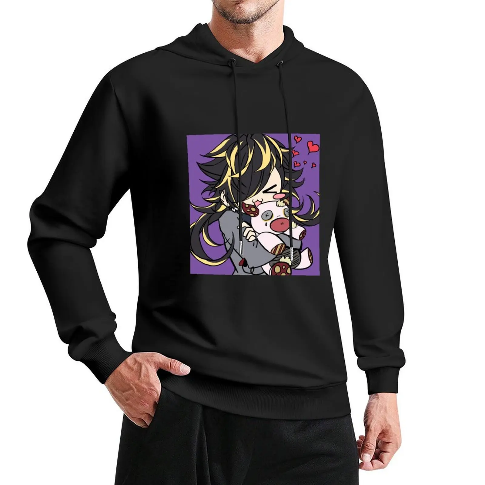 

Jyushi & Amanda (Hypnosis Microphone) Pullover Hoodie men's clothing hooded shirt tracksuit men