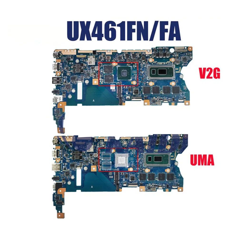 

i3 i5 i7 Laptop Motherboard For ASUS Zenbook Flip UX461FA UX461FN TP461U TP461F Computer Mainboard 8th Gen CPU 8GB 16GB RAM