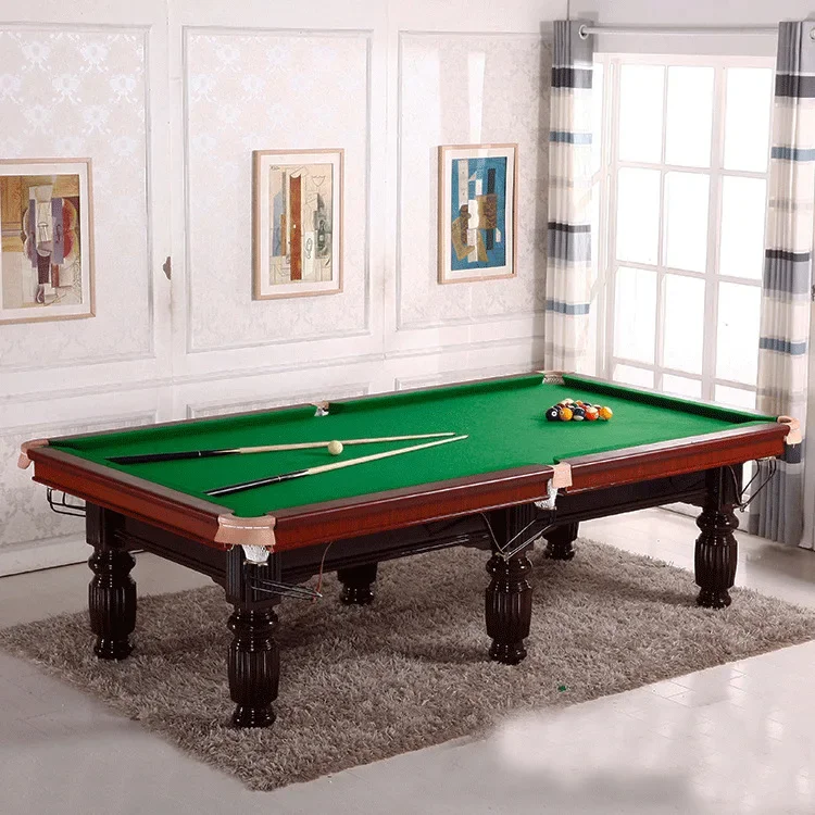 New selling 9ft snooker billiard table solid wood professional modern marble pool table For Sales