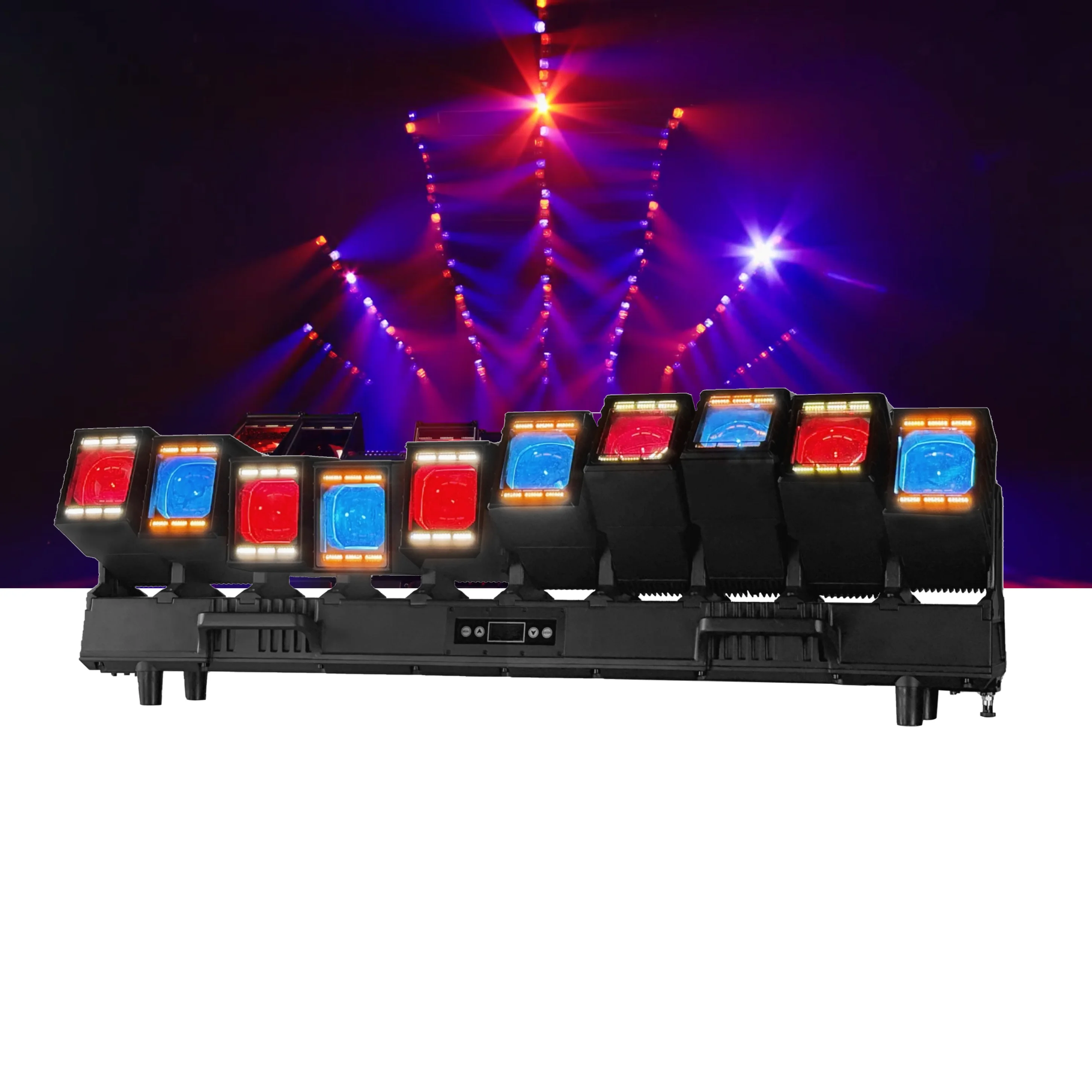 

10x60W RGBW 4in1 LED Moving Head Wash Wave Pixel Bar Light for Club DJ Performances Waterproof New Model DMX Stage Light 10*60w