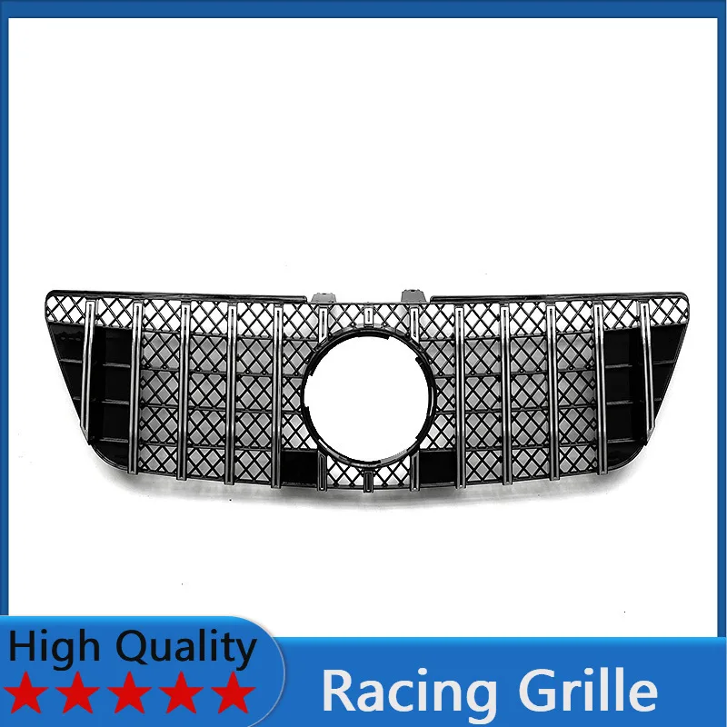 

Для Mercedes ML-Class W164 2009-2011: Гоночная решетка радиатора, передний бампер, комплект обвеса - Стиль GT