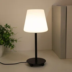 Creative cream style desk lamp, USB powered tri color ambient light suitable for bedrooms, study rooms, living rooms, etc