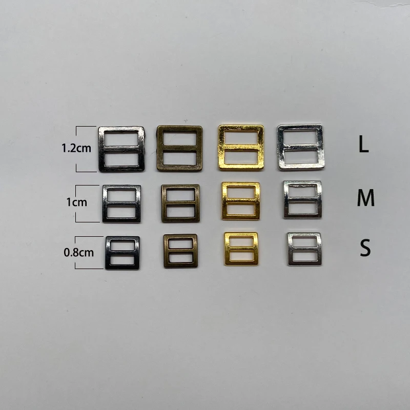 Ultra-small Alloy Square Buckle Hand-made Materialfor Ob11 BJD Doll Clothes Shoes Bag Buckles Mini Doll Buttons  Accessories