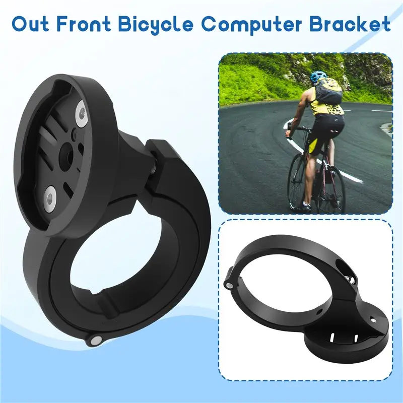 ABHS-Out Front Bicycle Computer Bracket Bike Front Lights Mount Bicycle Computer Holder Handlebar Mount view 3