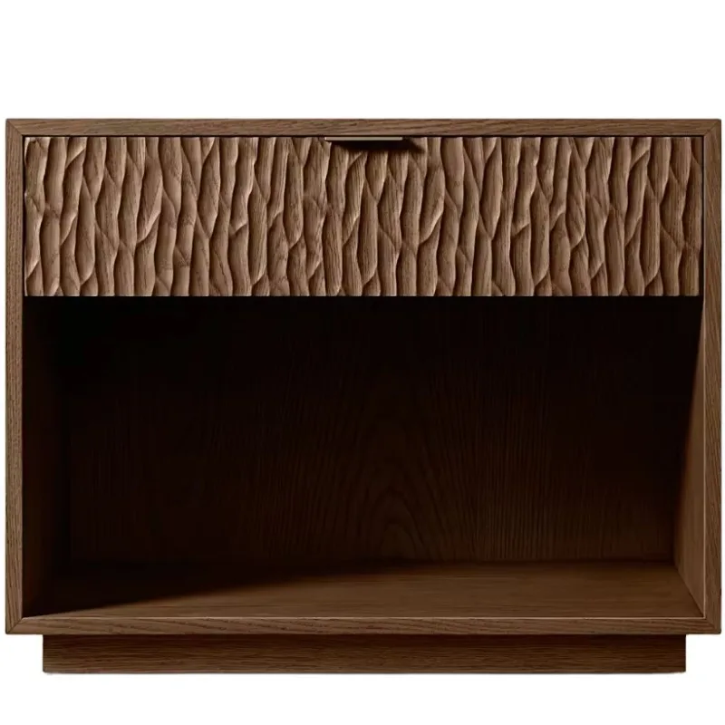 

Solid wood high-end luxury series, single bedside table - luxury bedside table