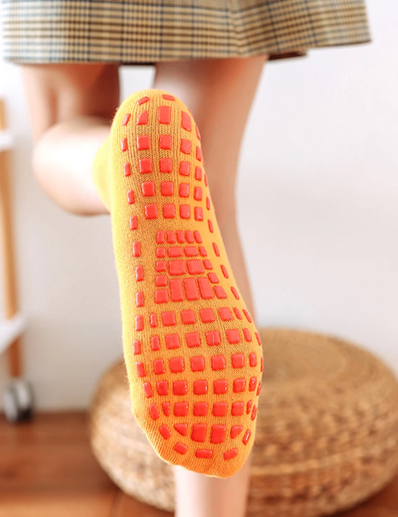 Anti-Rutsch-Socken für Kinder und Erwachsene, Eltern-Kind-Trampolinsocken, Baumwollsocken, elastische Sportsocken für Jungen und Mädchen, Kindersocken für draußen – Detail 2
