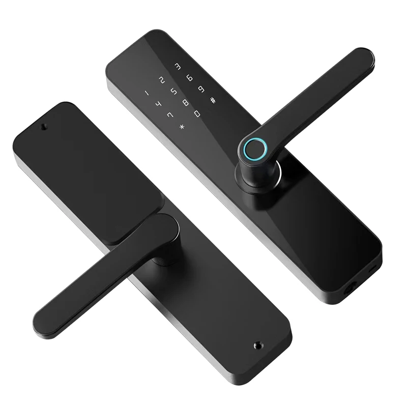 Handaily فندق قفل الباب الذكي كلمة المرور مفتاح أقل شقة قفل Tuya APP قفل الباب الرقمي TTlock