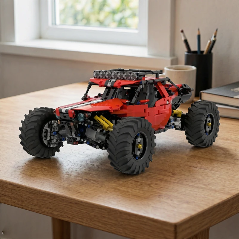 1914 Buildable Climbing Car Toy, Transport Vehicle, Off-Road Truck, Building Blocks Gift MOC-19517