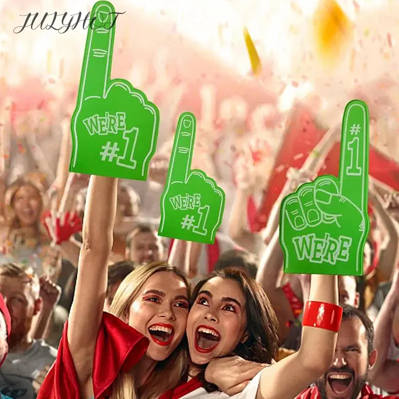 

Universal Large Foams Fingers Cheerleading Props Hand Sports Event Cheering Palm Party Props Number 1 Foam Fan Finger