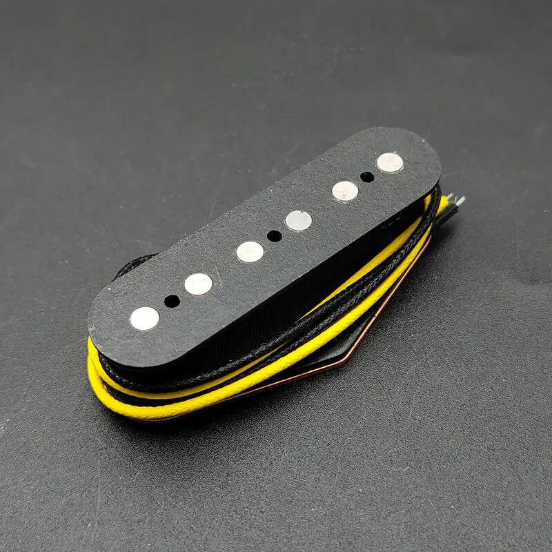 

Alnico 5 TL Bridge Pickup Fiber Bobbin with Cloth Cable TL Bridge Pickup Black