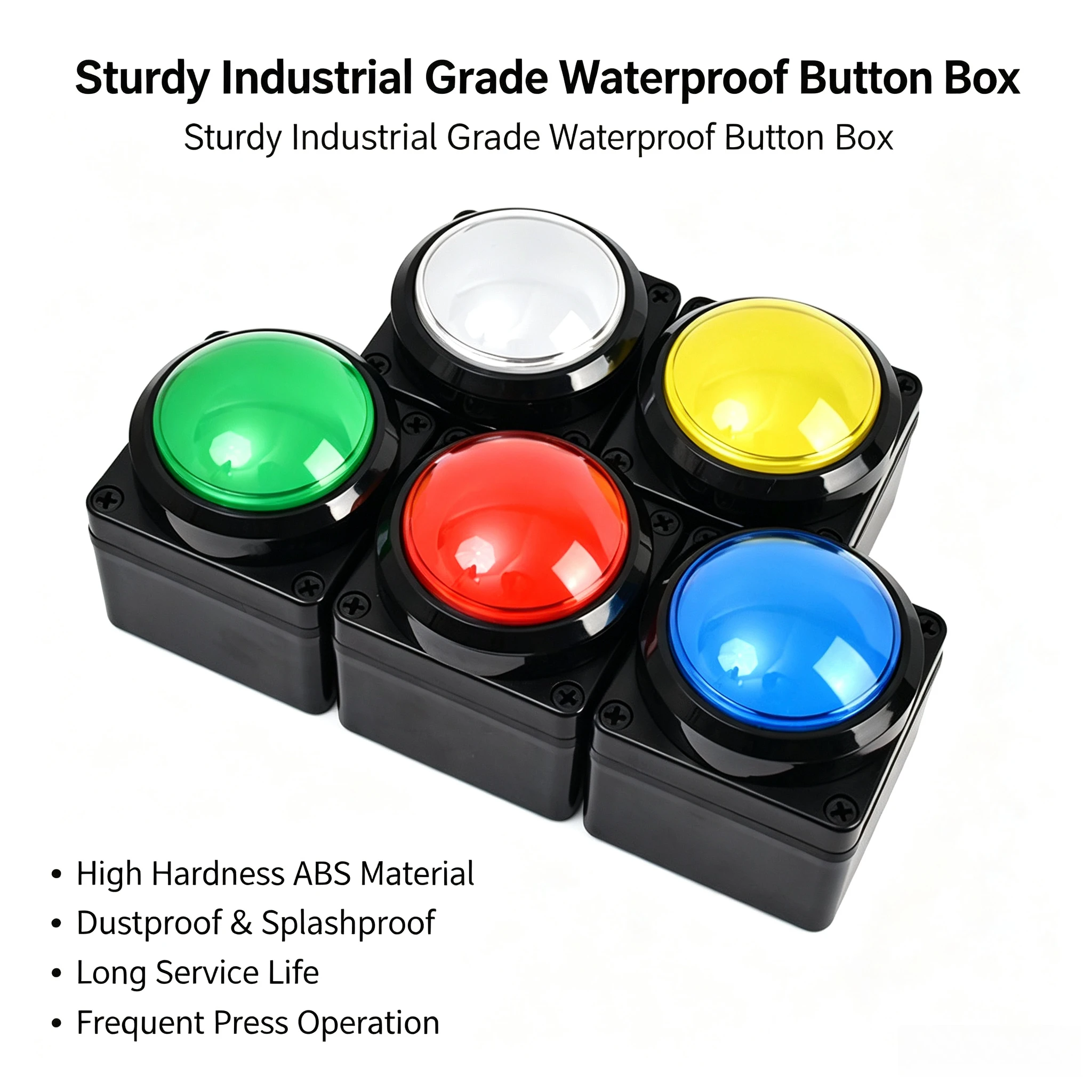Custom 100mm USB Big Button Switch Remote Buzzer Shortcut Keyboard For Lottery Game And PC Mouse Click Control
