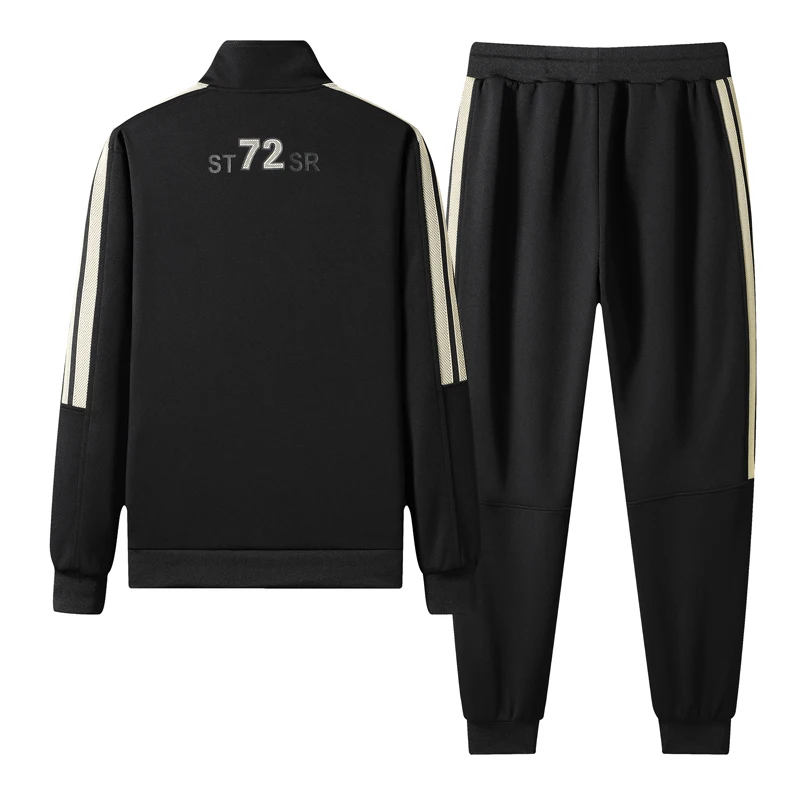 2024 Men\'s Sets Two Piece Set Tracksuit Casual Zipper Jacket + Pants Sport Suit Spring and Autumn Hoodies Sportswearswe