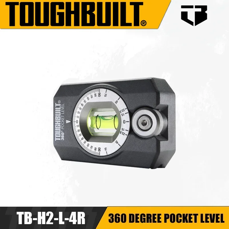 

TOUGHBUILT TB-H2-L-4R 360 Degree Pocket Level Magnetic Level Power Tool Accessories