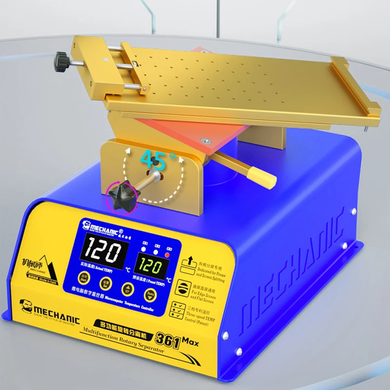 Multifunction LCD screen separator machine heating pad platform 360° degree rotation for Mobile Phone screen opening tools