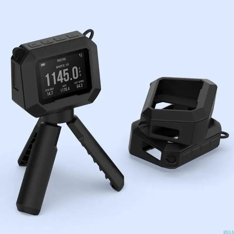 R91A Flexible Case Shell Chronograph Protector With Easy Access Port And Lanyard Hole