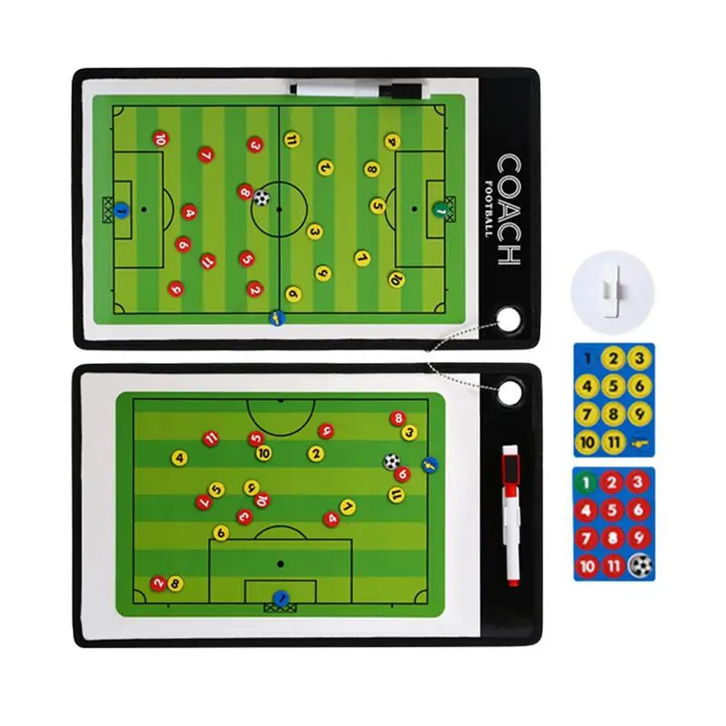 

Foldable Magnetic TacticBoard Soccer Coaching Coachs TacticalBoard Portable Football Coaching Board With Marker Pen For Sports