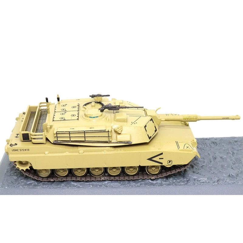 Diecast Original 1:72 Scale Tracked Tank M1A1HA Abrams 1st Usmc Tank Battalion 2003 Simulation Alloy Tank Model Collectible Gift