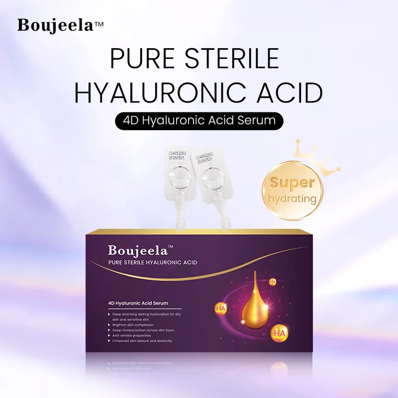 

Boujeela Wrinkle Remover Face Serum Lines Essence Whiten Brighten Ampoule 10pcs/Box For Anti Aging Lifting Firm Fade Fine