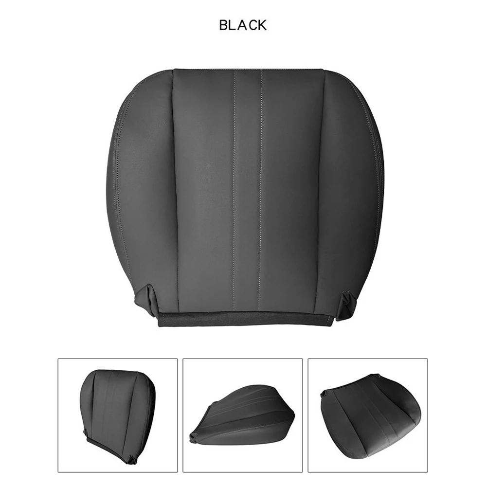 For 2003-2013 Express 1500 2500 3500 Van -Driver Bottom PU Leather Seat Cover